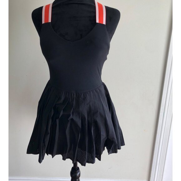 Offline‎ By Aerie Black Dress With Orange Straps S/P Nylon & Elastane NWOT - Picture 4 of 11